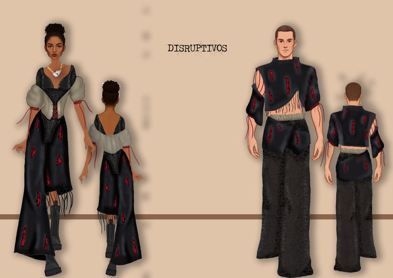 The Disruptive: role plate with technical flats, II Acto.
